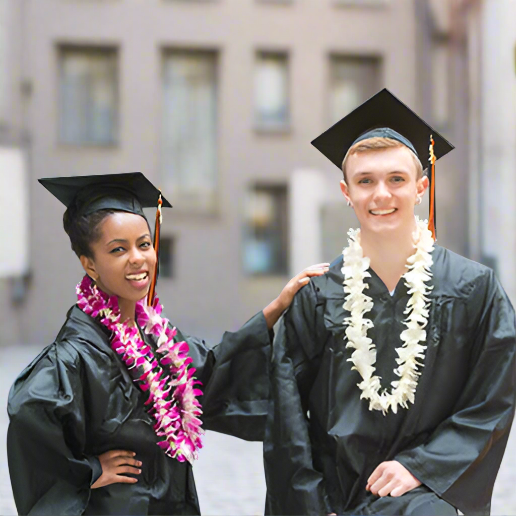 Graduation Hawaiian Orchid Lei