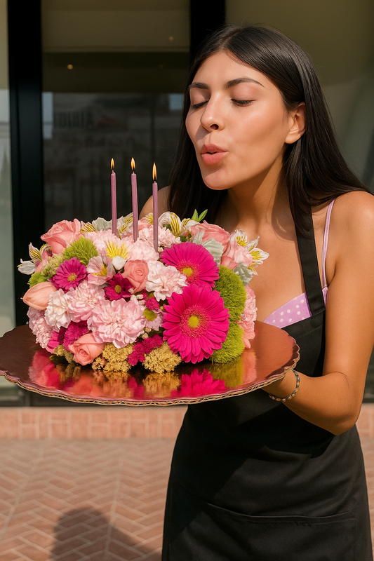 Floral Birthday Cake - Florist Choice