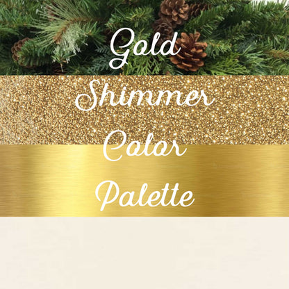 Gold Shimmer Color Palette