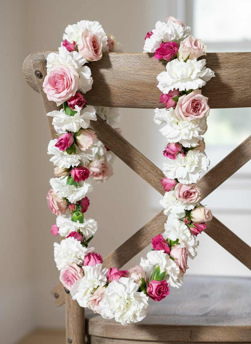 Carnations Spring Lei