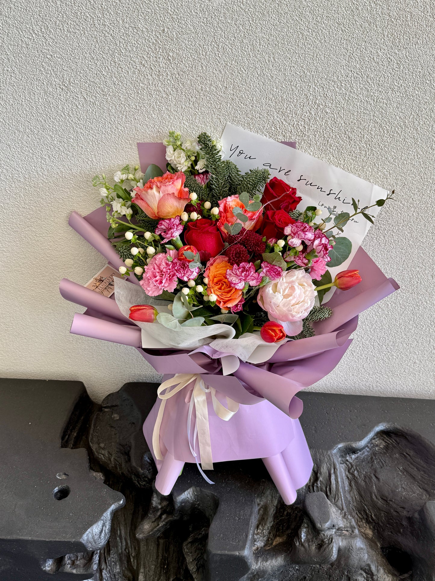 Spring Mix Bouquet - Wrapped bouquet