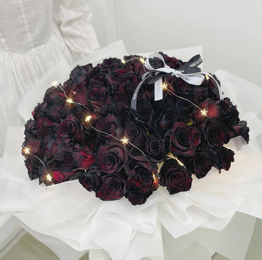 Black Magic Roses Bouquet