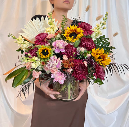 autumnal floral color pattern with exquisite design